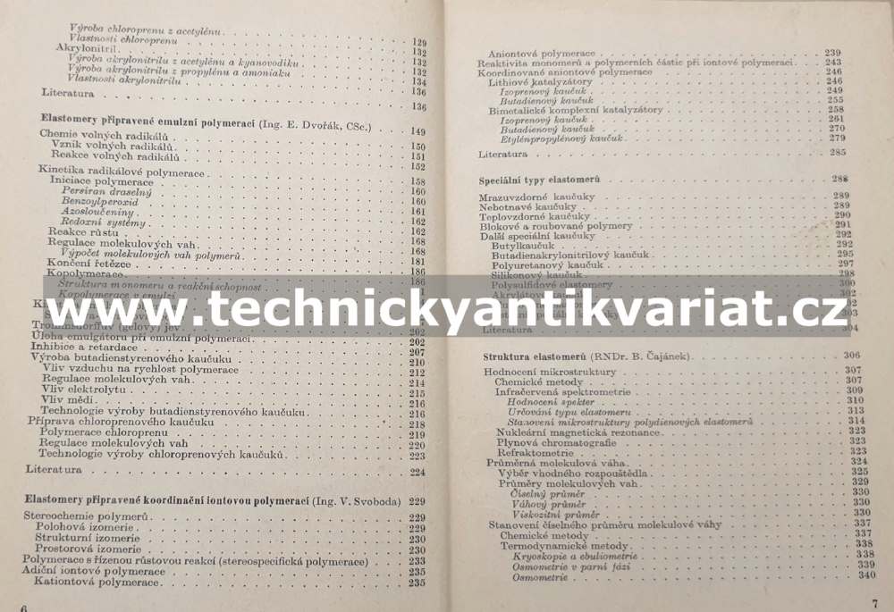 Syntetický kaučuk - J. Pech (1971)