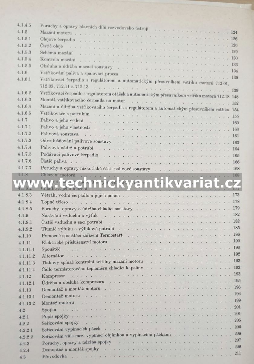 Avia A30, A15, A20, A31, A21 - údržba, obsluha a opravy - Trpkoš (1985)