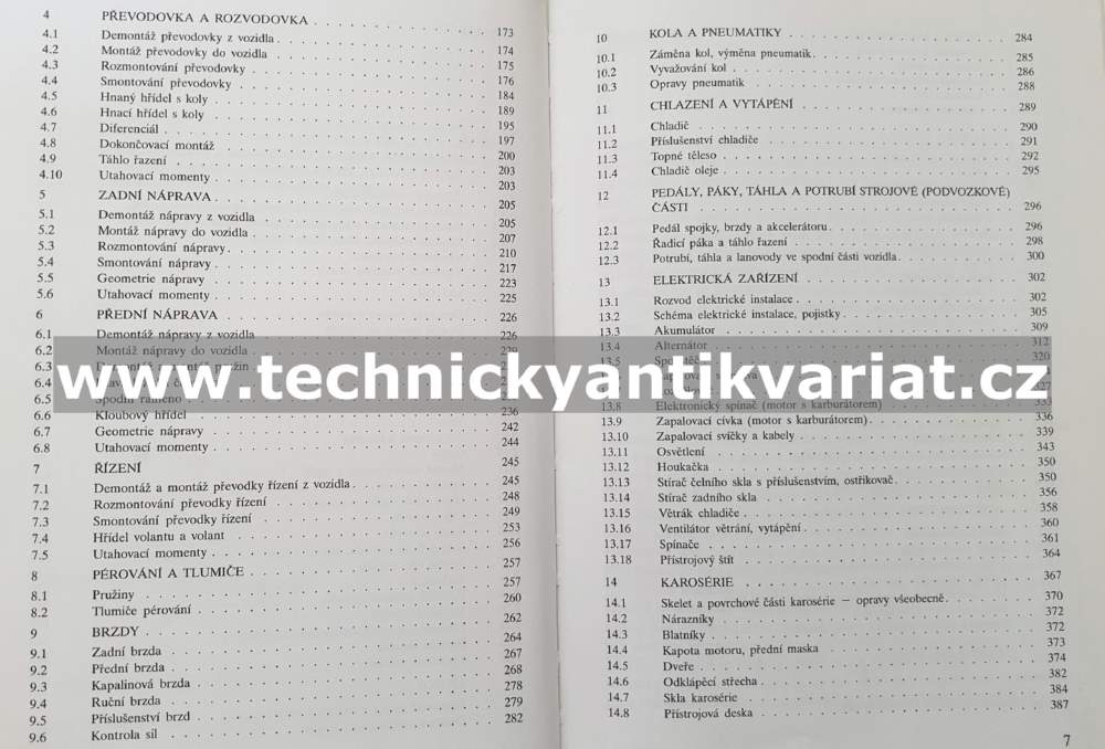 Škoda Favorit, Forman, Pick up - údržba a opravy automobilů (1998)