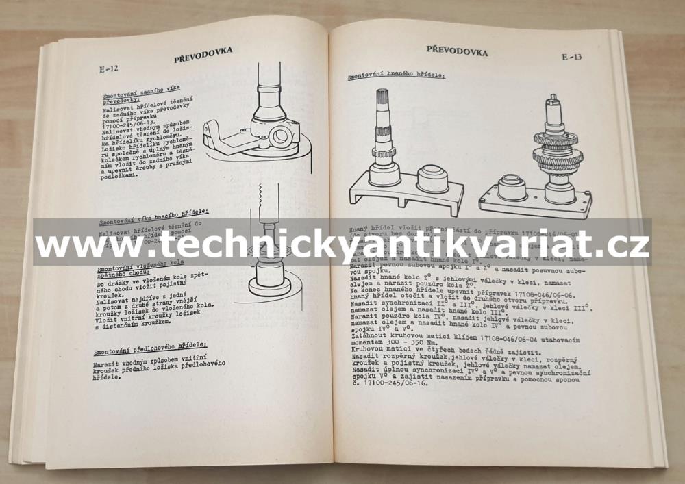 Avia A21 - dílenská příručka (1984)