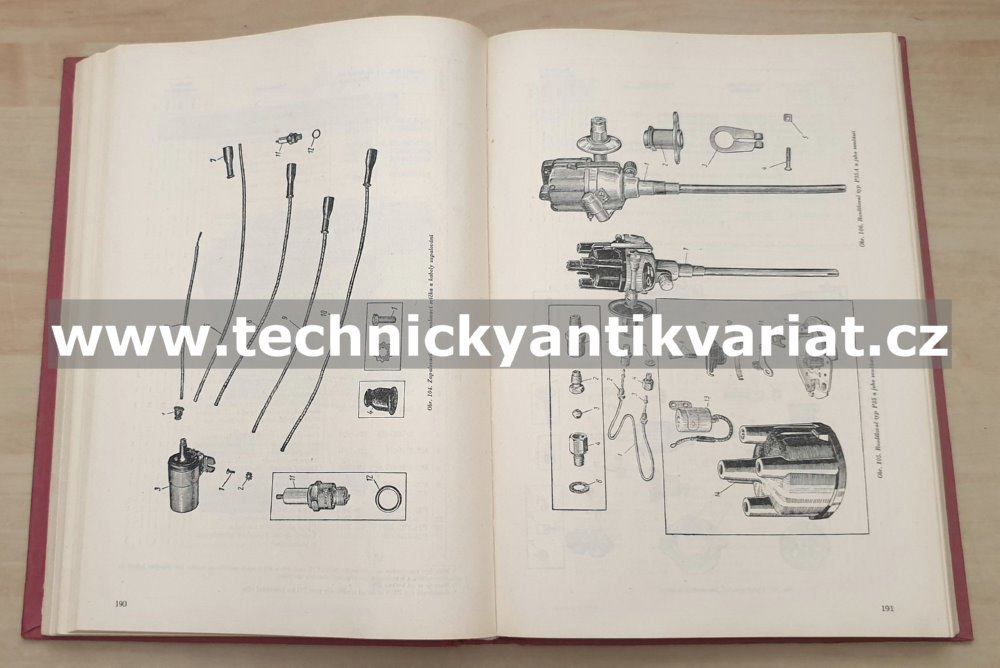 Moskvič 407, 410H, 411, 423H, 430 - katalog náhradních dílů (1962)