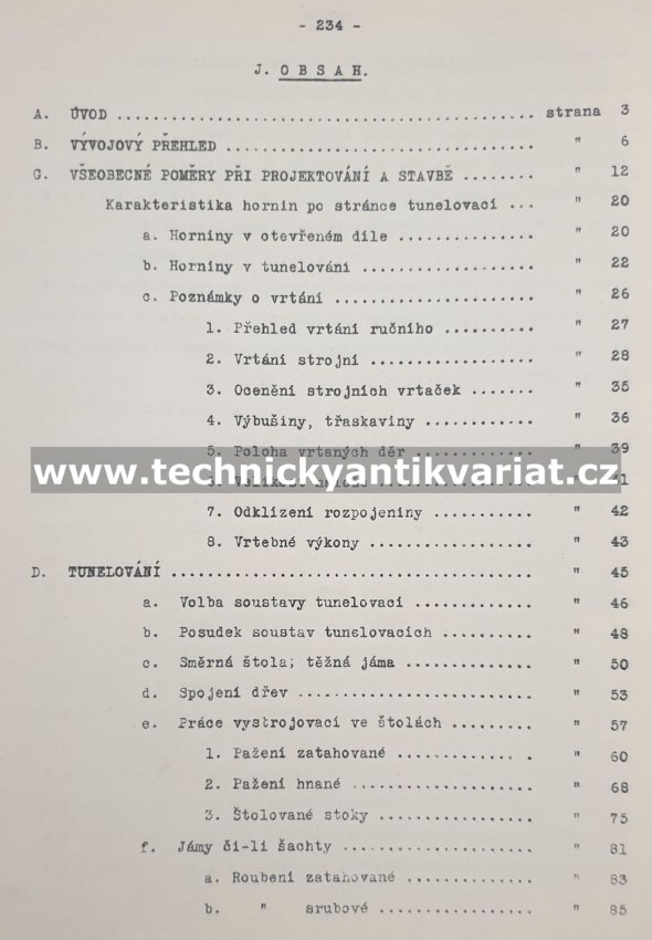 Stavitelství tunelové - Karel Špaček (1932)