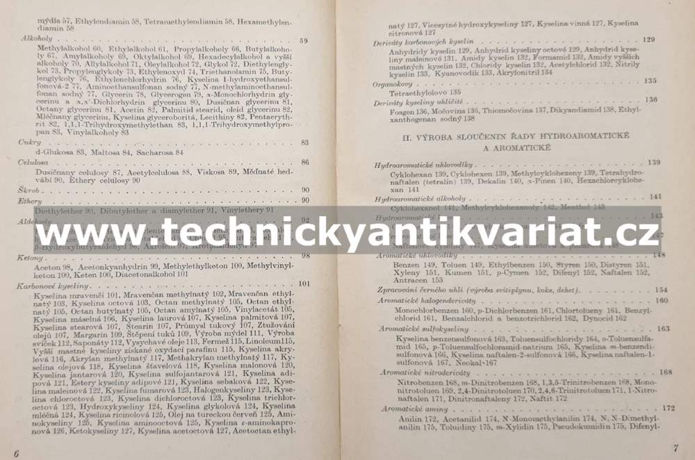 Přehled výroby organických sloučenin - Jan Jansa (1954)