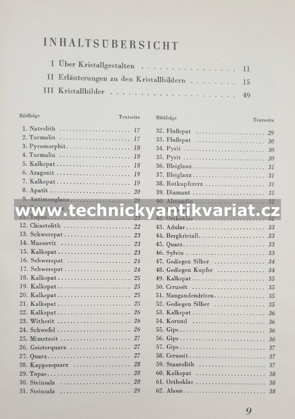 Welt der Kristalle - Helmut Zimmermann (1959)