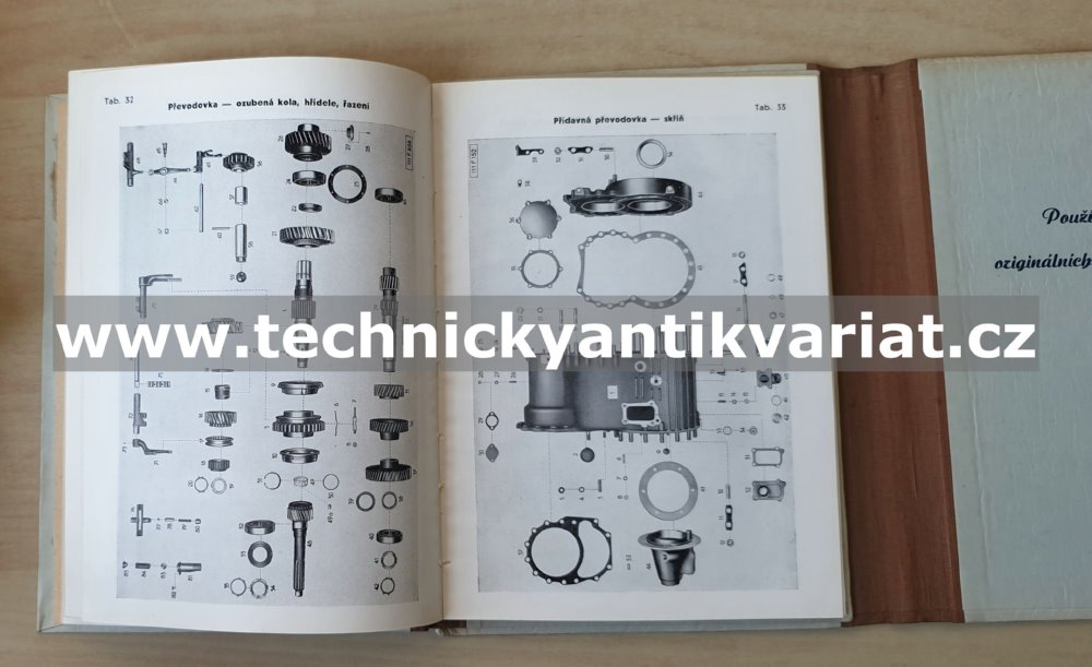 Tatra 111 - katalog náhradních dílů (1956)