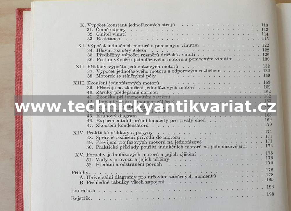 Jednofázové indukční motory - Jaroslav Štěpina (1957)