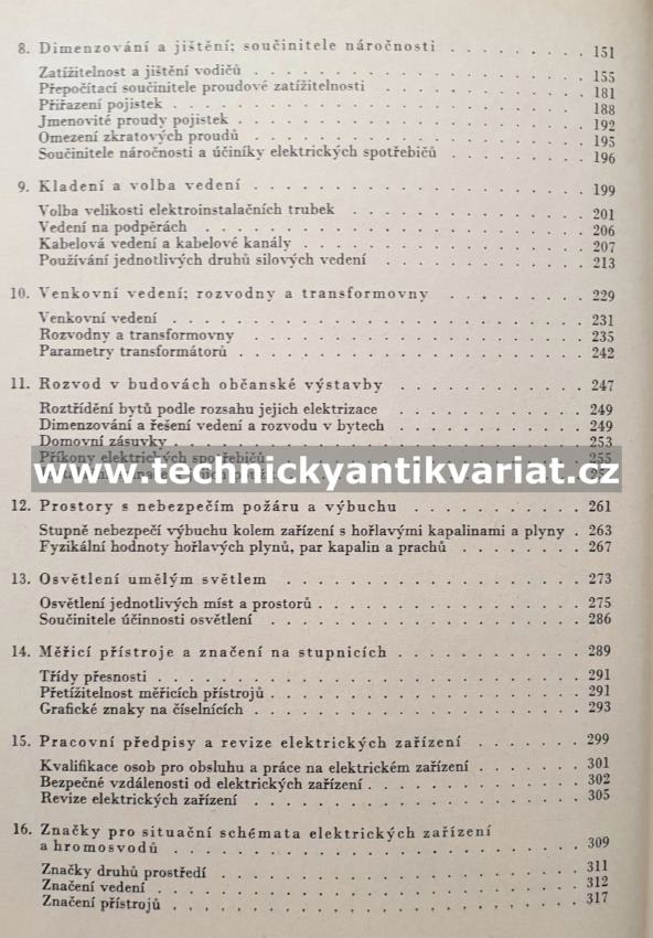 Tabulky pro navrhování a stavbu elektrických zařízení - Chvátal, Kabrna (1971)