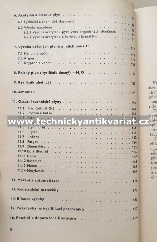 Technické plyny - Černý, Dobiáš (1969)