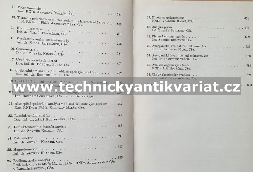 Analytická příručka (1966)