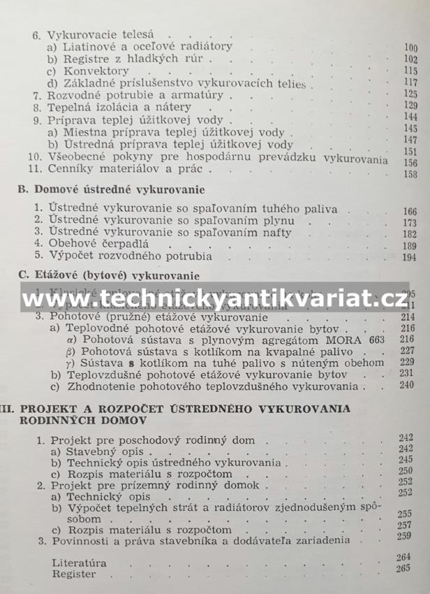 Moderné vykurovanie rodinných domkov a bytov - Mihalík, Pekarovič (1968)
