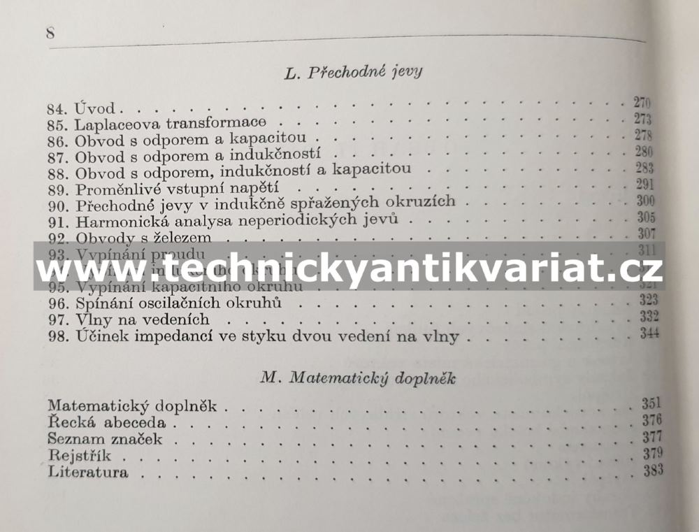 Základy elektrotechniky II. - Vladimír List (1958)