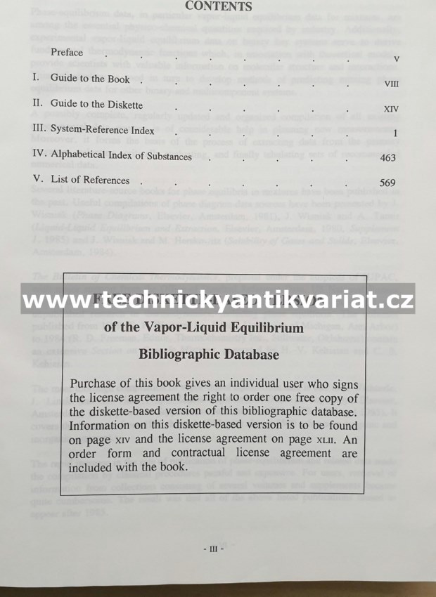 Vapor-Liquid Equilibrium Bibliographic Database - Wichterle, Linek, Wagner, Keihin (1993)