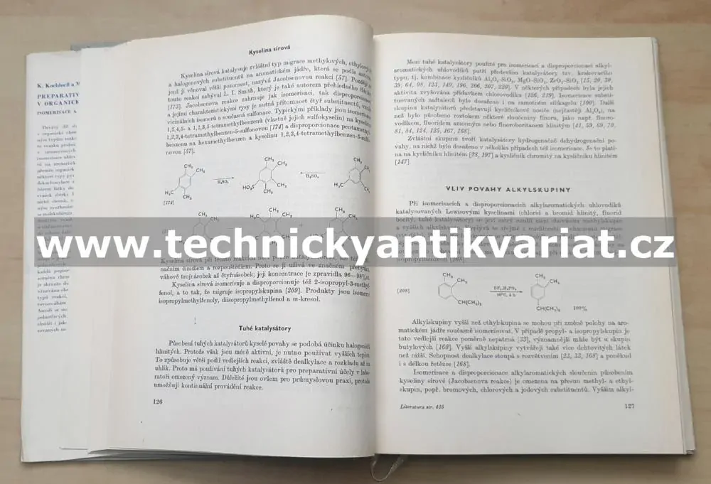 Preparativní reakce v organické chemii IX. Isomerisace a degradace - Kochloefl, Kraus (1967)