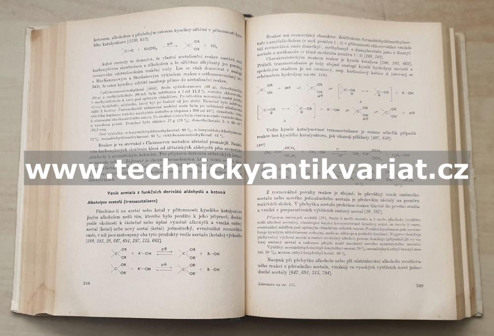Preparativní reakce v organické chemii IV. alkylace, funkční přeměny aldehydů, ketonů a karbonových kyselin (1959)