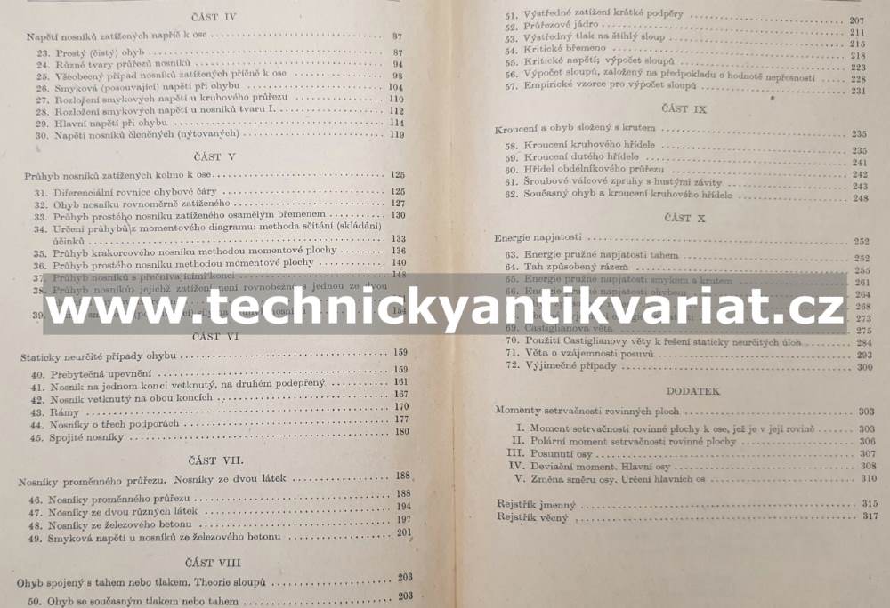 Pružnost a pevnost I.,II. - Š. Timošenko (1951)