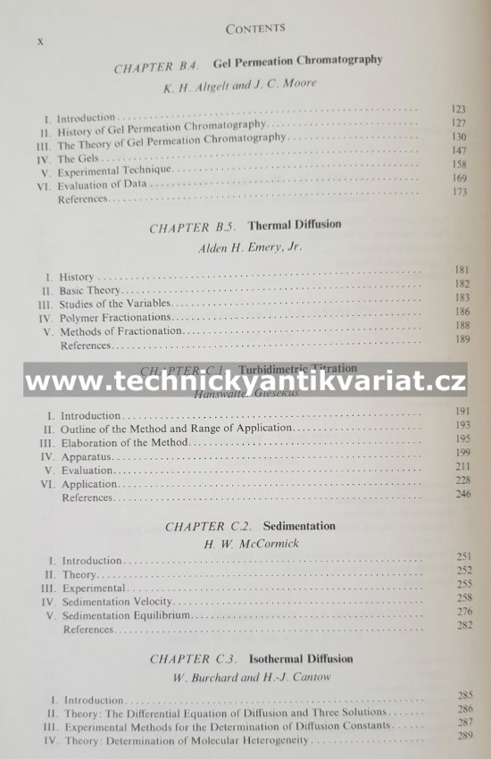 Polymer fractionation - M.J.R.Cantow (1967)