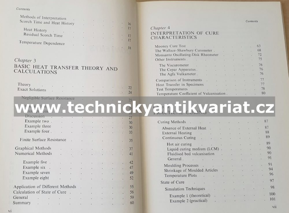 Heat transfer a vulcanisation of ruber - D.A.Hills (1971)