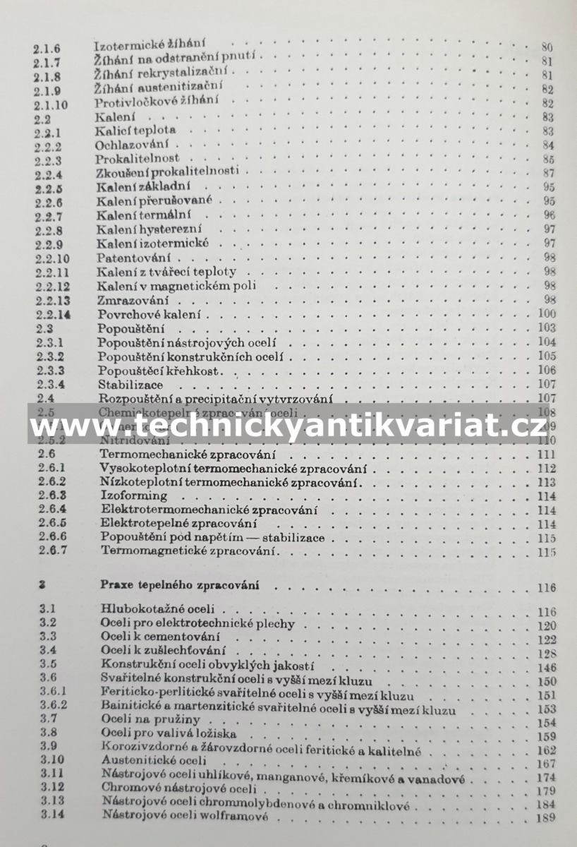 Tepelné zpracování oceli - J. Jech (1983)