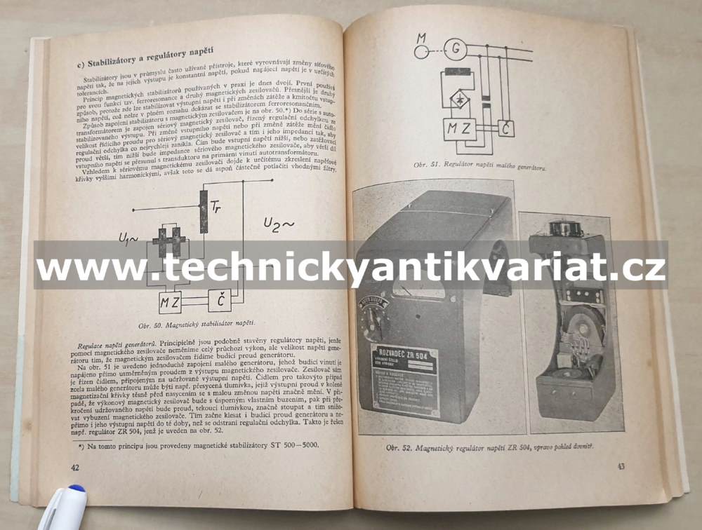 Magnetické zesilovače pro průmyslové použití - Posselt, Pavlica (1960)