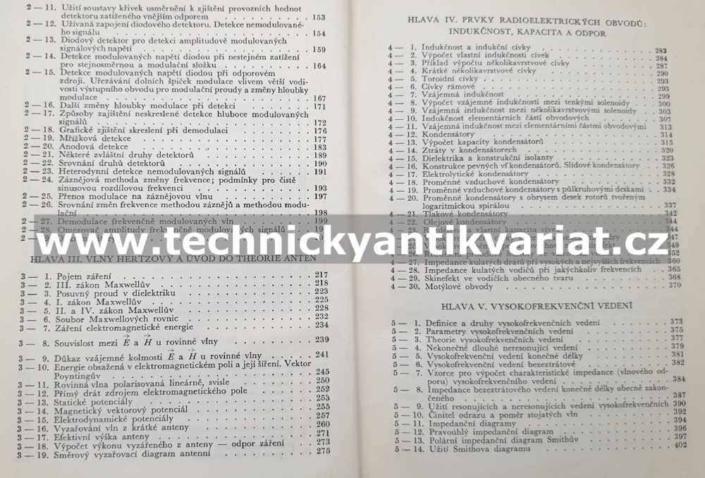 Základy radiotechniky II. Theorie radioelektrického sdělování - Josef Stránský (1951)
