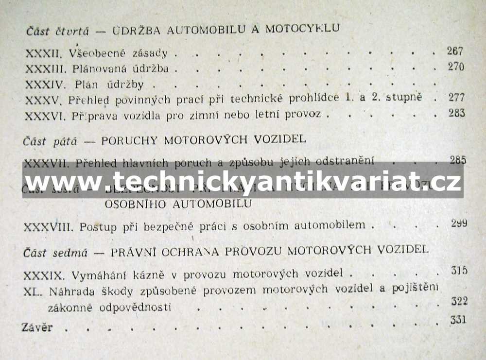 příručka pro výcvik řidiče osobního automobilu (1959)