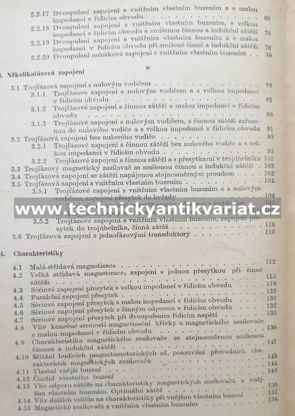 Magnetické zesilovače - Gabler, Haškovec, Tománek (1961)