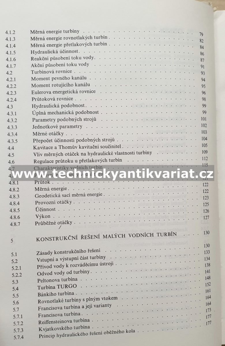 Malé vodní elektrárny 2 turbíny - Josef Bednář (1989)