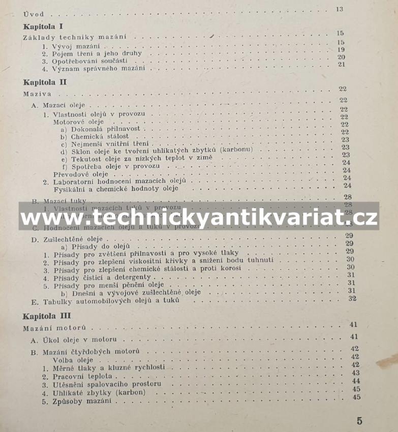 Mazání motorových vozidel a používaná paliva - Josef Hermach (1958)