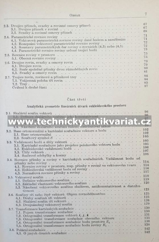 Analytická geometrie - Jiří Klapka (1960)