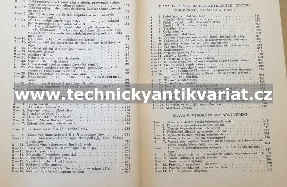 Základy radiotechniky II. Theorie radioelektrického sdělování - Josef Stránský (1951)