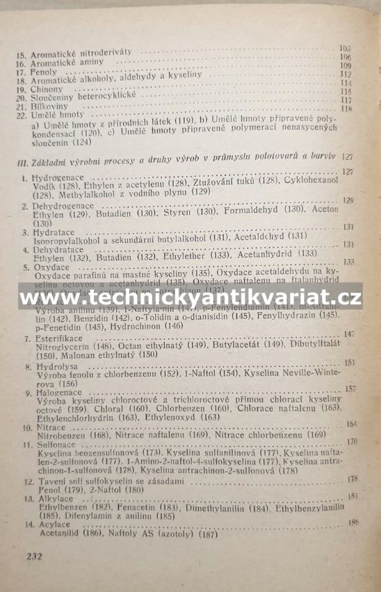 Základy organické technologie - Miloš Zahradník 1954)
