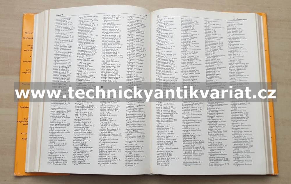 Technický prekladový slovník Anglicko-nemecko-francúzsko-rusko-slovenský - spracovanie informacií (1979)