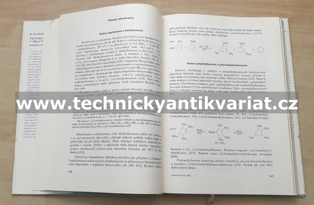 Preparativní reakce v organické chemii IX. Isomerisace a degradace  - Kochloefl, Kraus (1967)