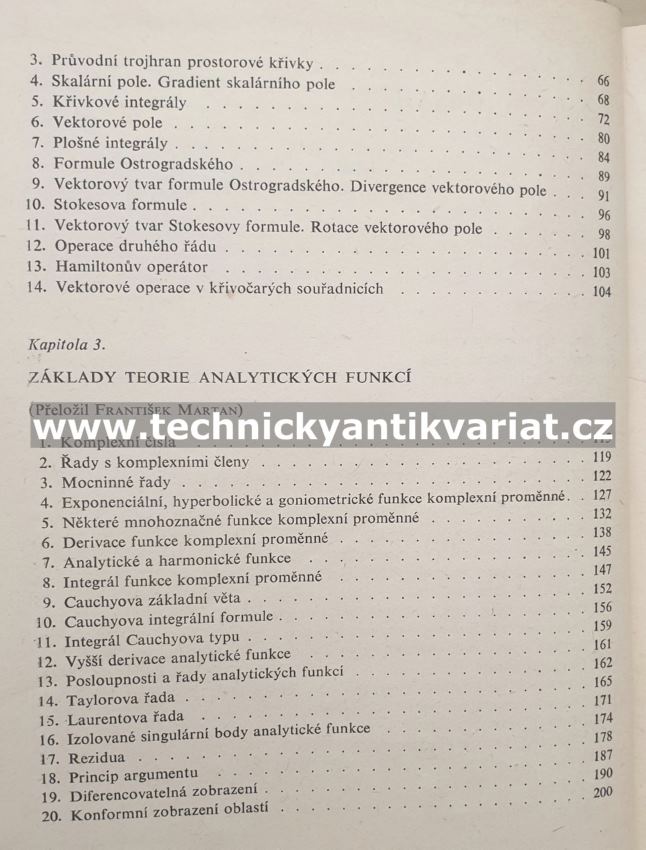 Fourierovy řady, teorie pole, analytické a speciální funkce, lapacetova transformace - P.I.Romanovskij (1964)
