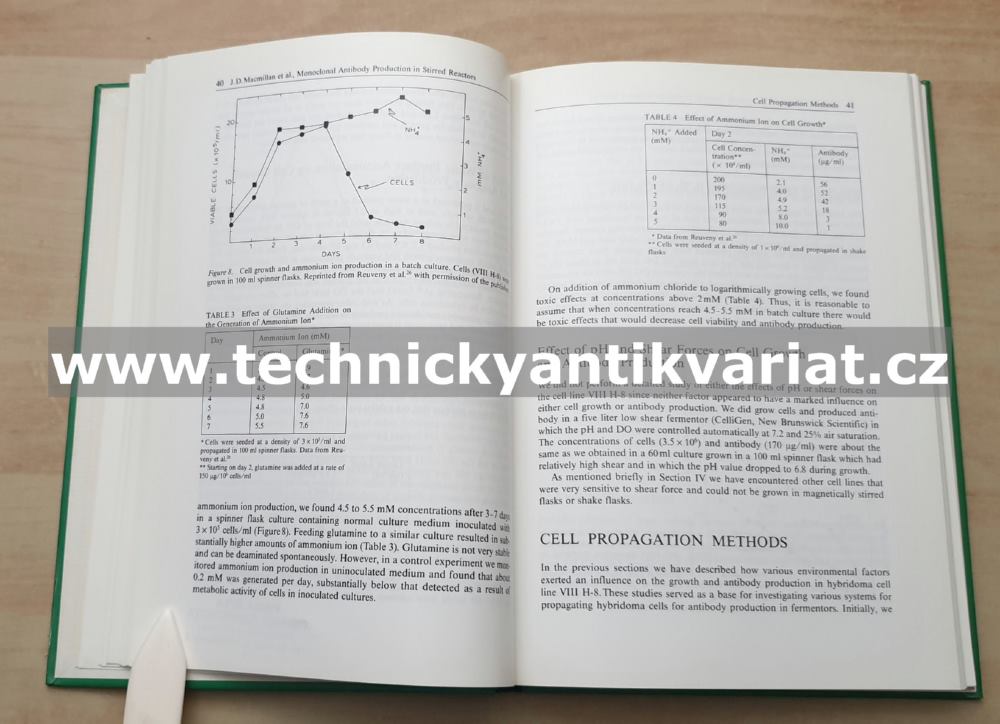 Large Scale Cell Culture Technology - Bjork K. Lydersen (1987)