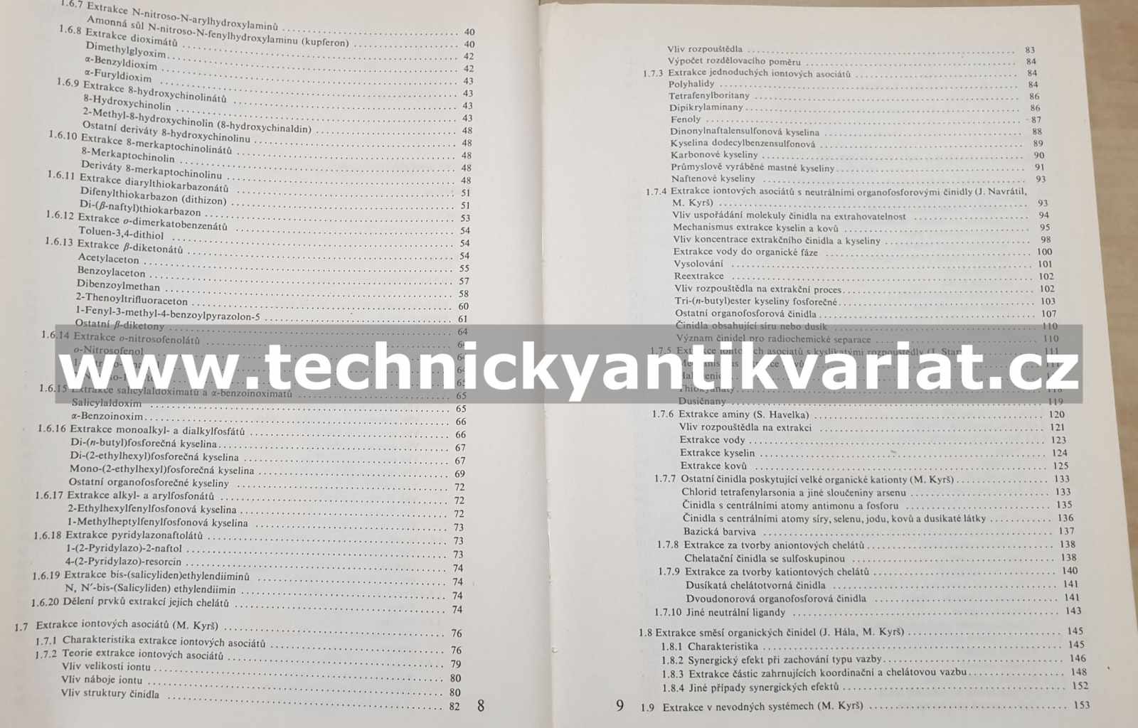 Separační metody v radiochemii - Starý, Kyrš, Marhol (1975)