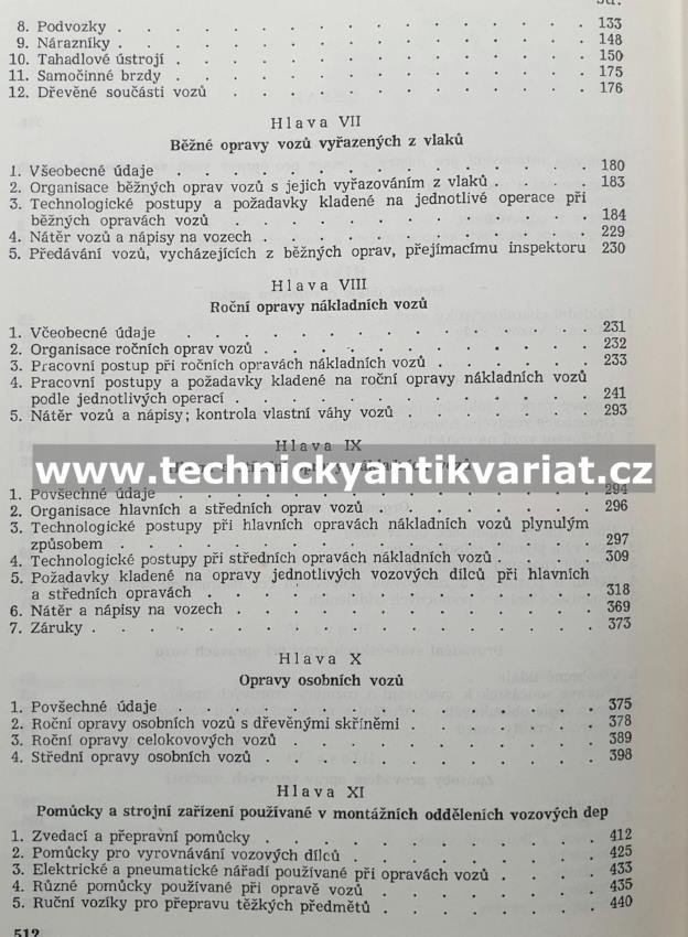Příručka o opravách vozů pro mistry a četaře - Mordvinkin, Popov (1954)