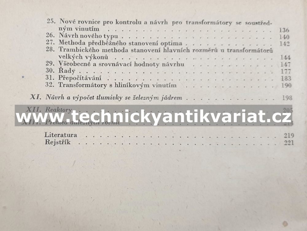 Výpočty transformátorů - František Pešák (1955)