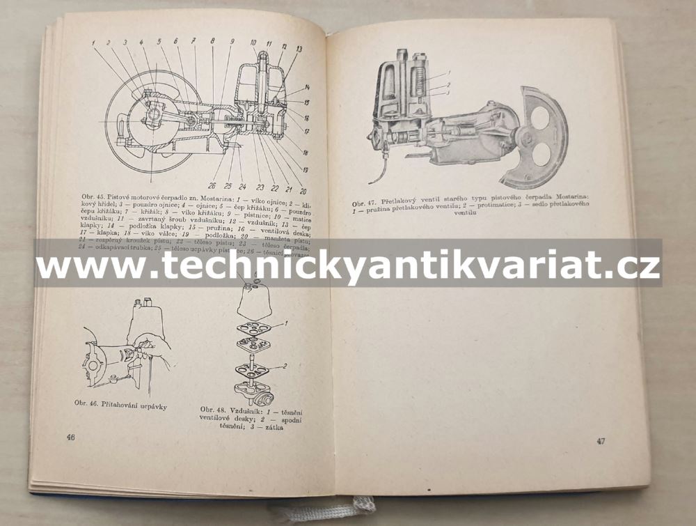 Údržba a opravy malých čerpadel - Hašek, Vondrášek (1965)