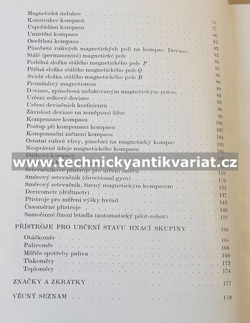 Příručka letecké navigace I.díl letecké přístroje - František Železný (1949)