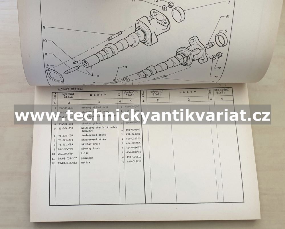 Olcit Club 11R 11RL - katalog náhradních dílů (1990)