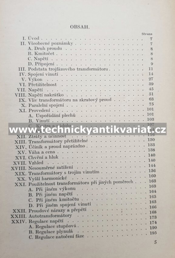 Transformátor v průmyslu - Jaroslav Pokorný (1947)