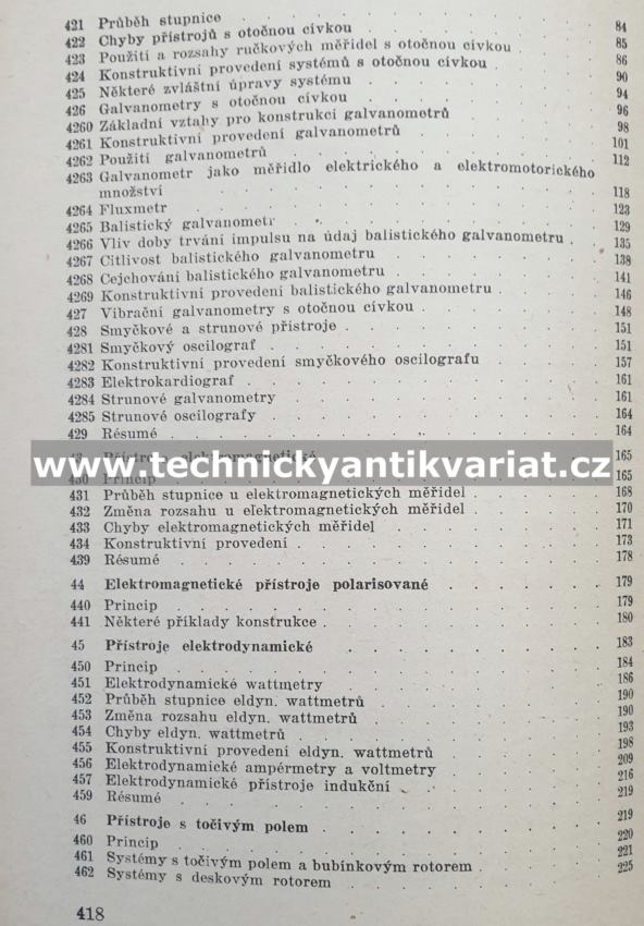 Elektrické měřící přístroje - Zdeněk Trnka (1951)