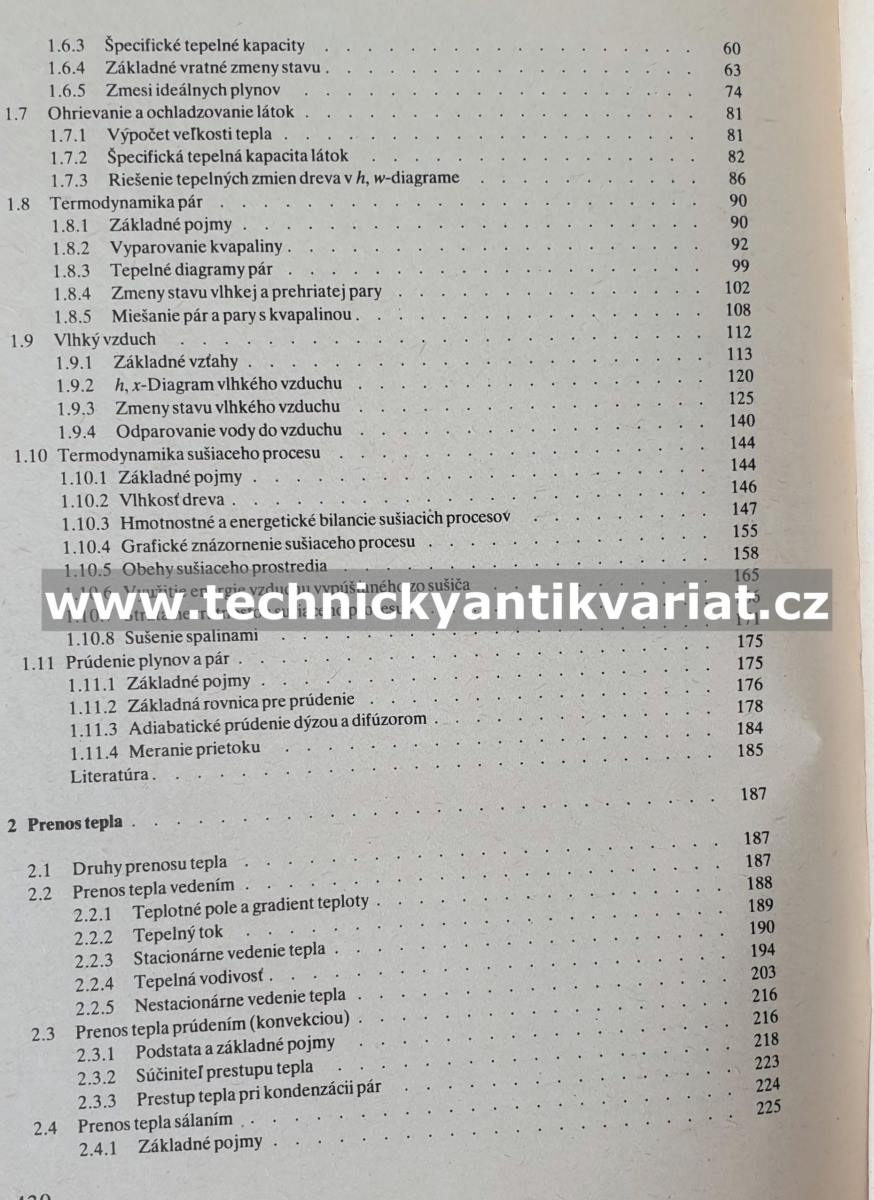 Energetika a tepelná technika pre dverárských inžinierov - František Setnička (1981)