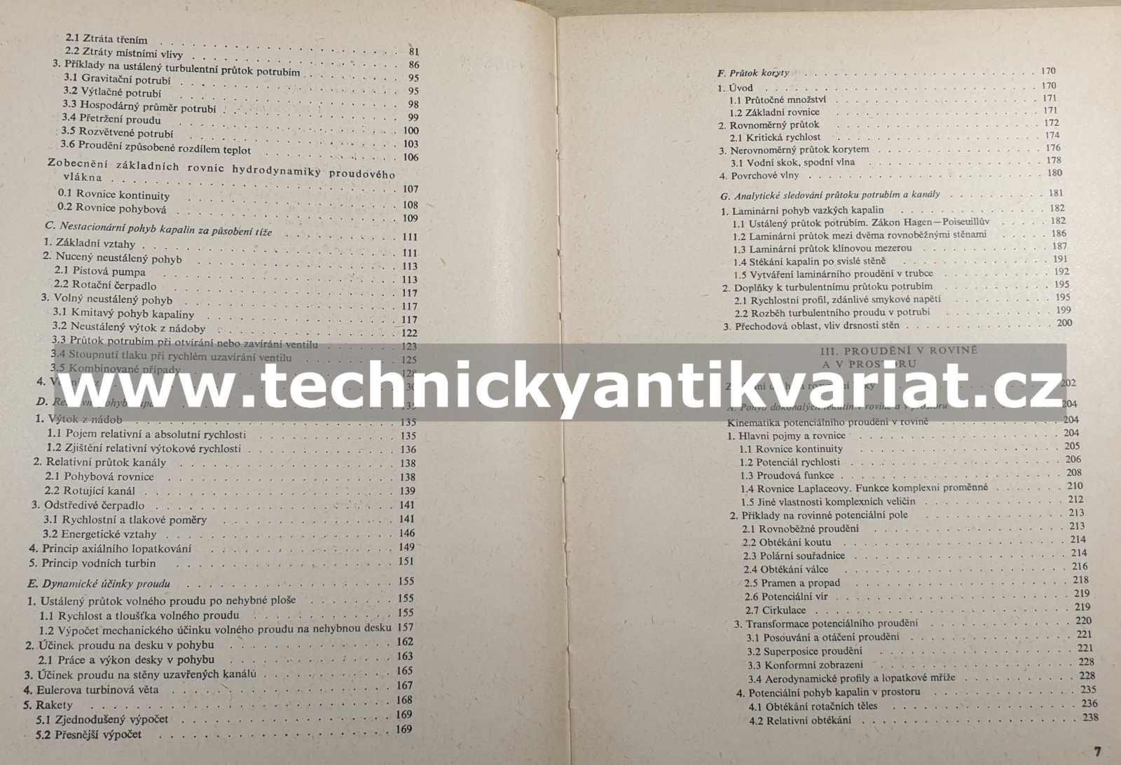 Hydromechanika - Otakar Maštovský (1964)