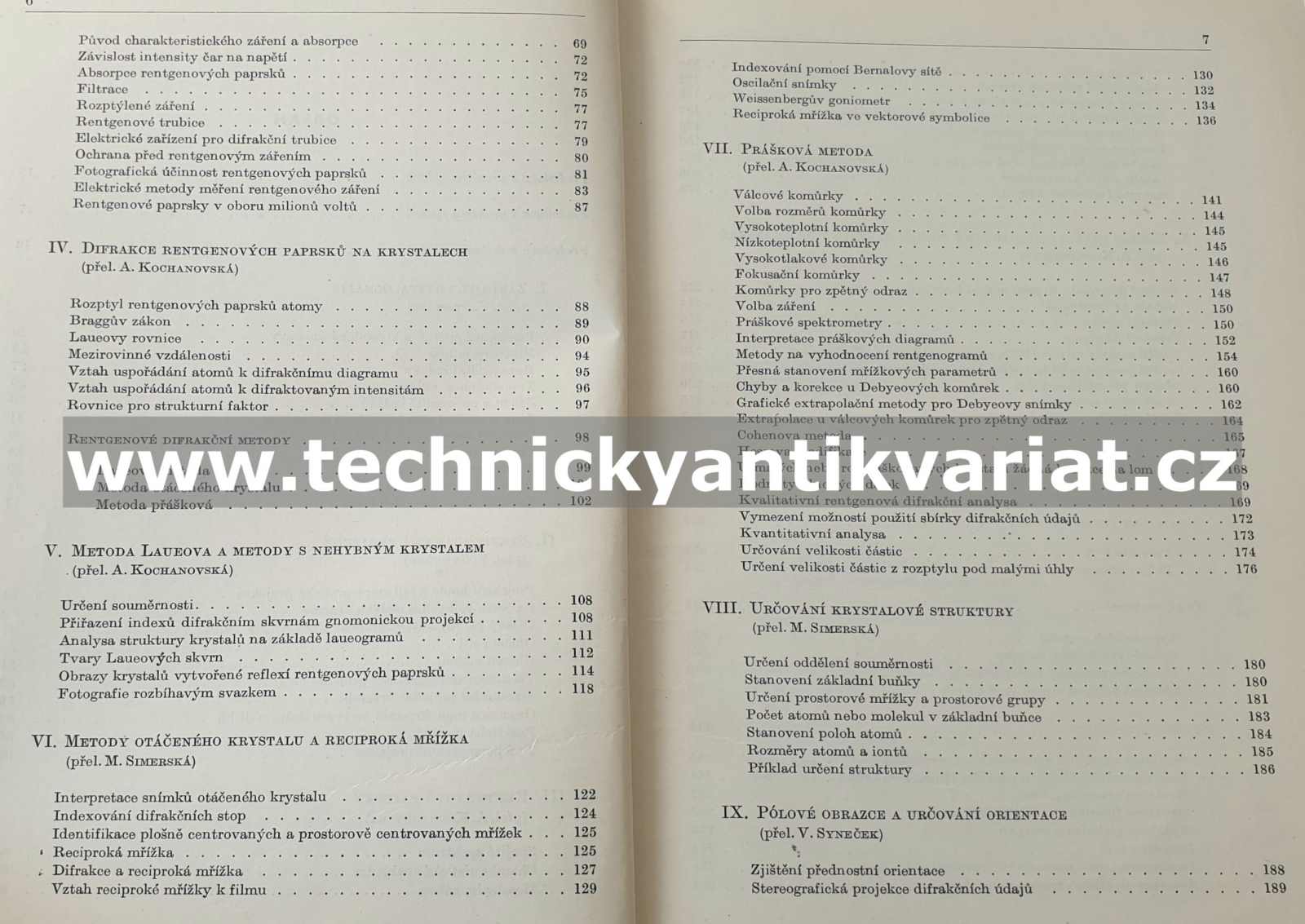 Struktura kovů - krystalografické metody, principy a údaje - Charles S. Barrett (1959)