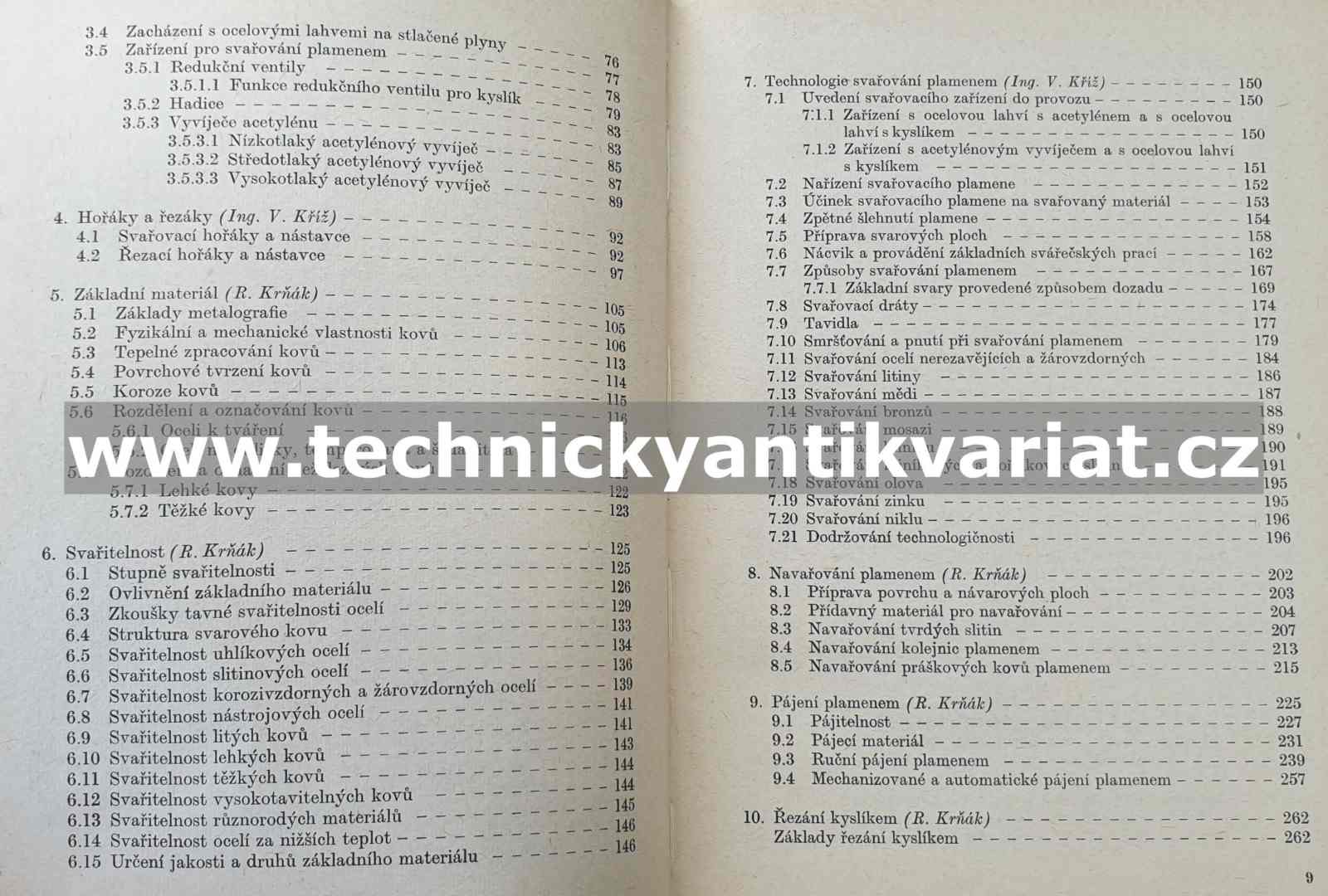 Kvalifikační příručka svářeče plamenem a paliče - Krňák, Kříž, Jonáš (1977)