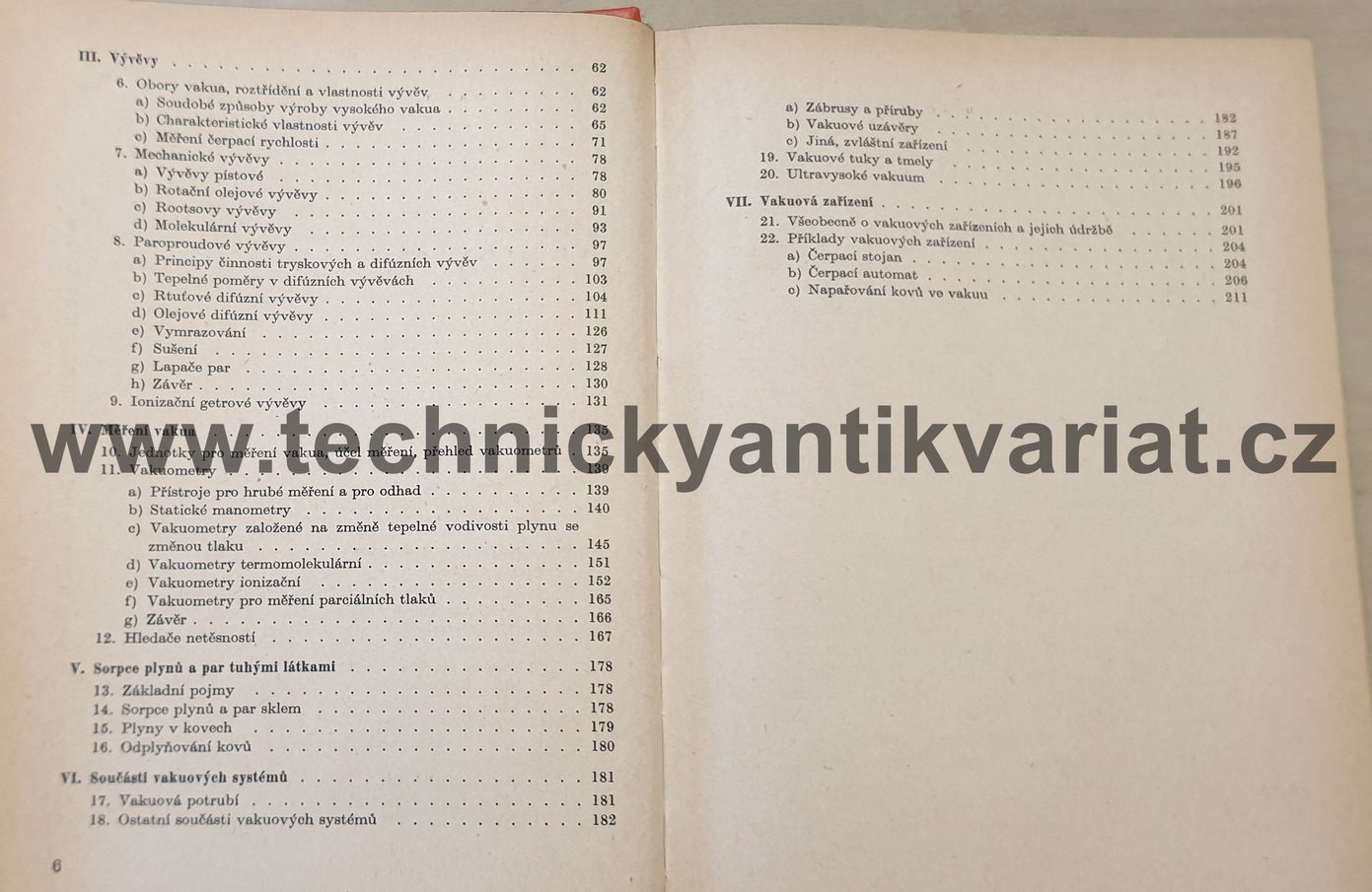 Vakuová technika - Vladimír Sítko (1966)