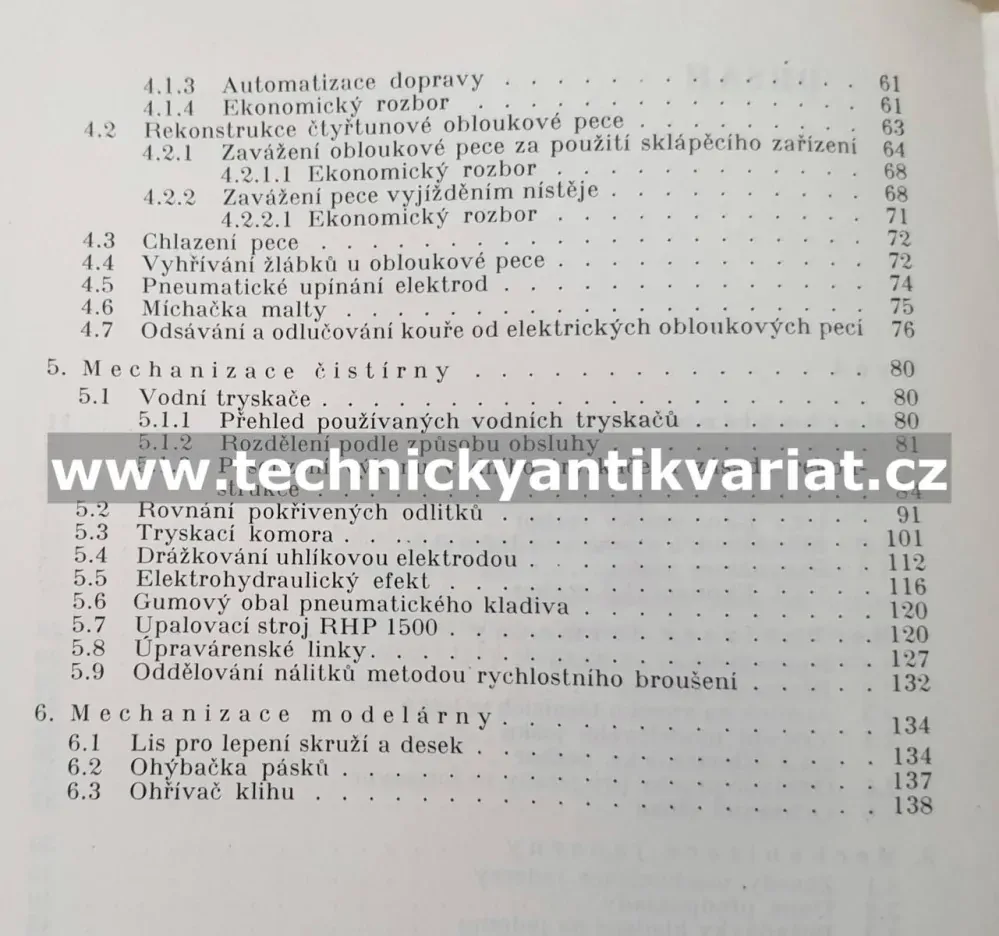 Mechanizace sléváren oceli - Ksandr, Mach (1963)