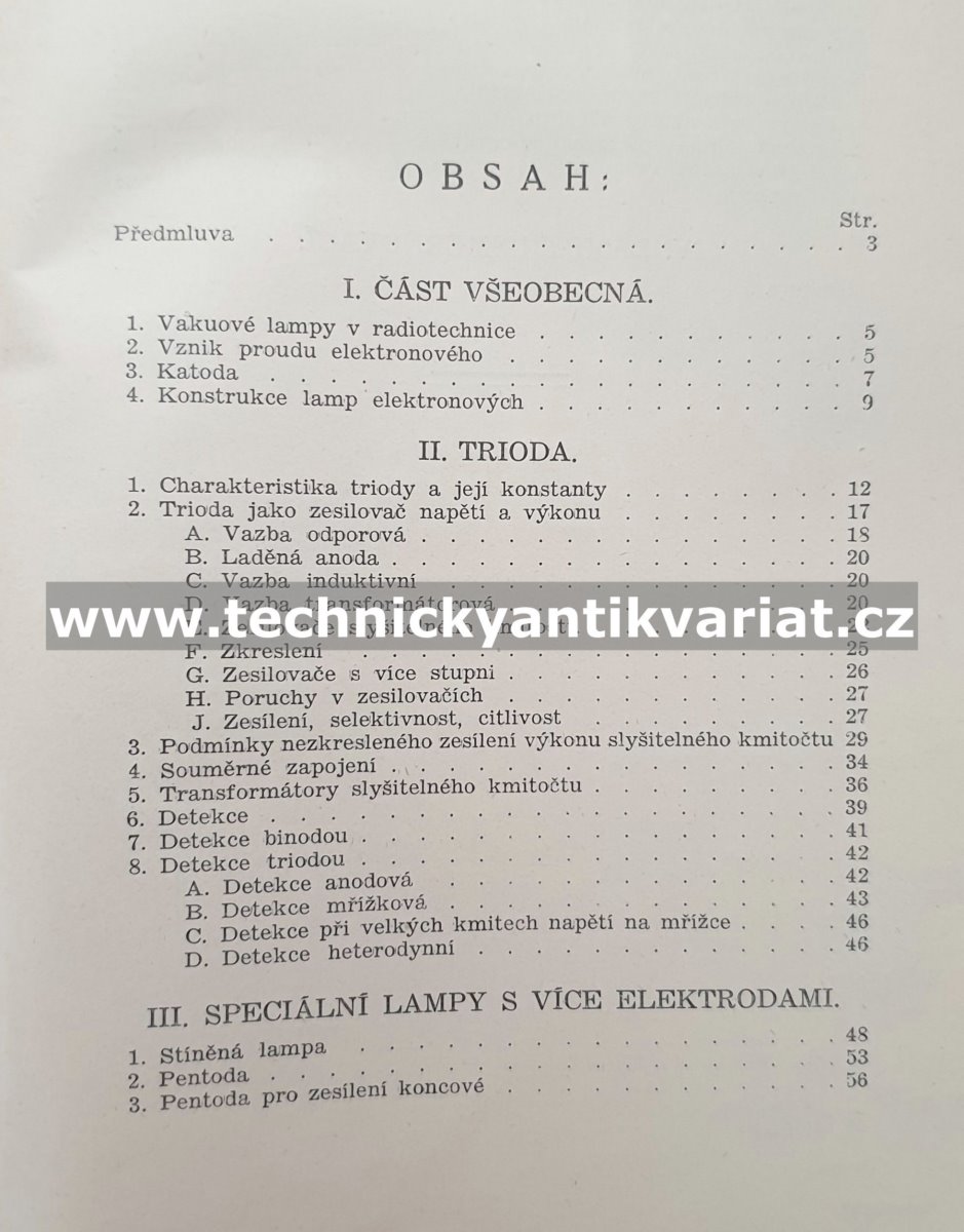 Radiotechnika II. elektronové lampy v radiopřijímačích - F. Milinovský (1935)